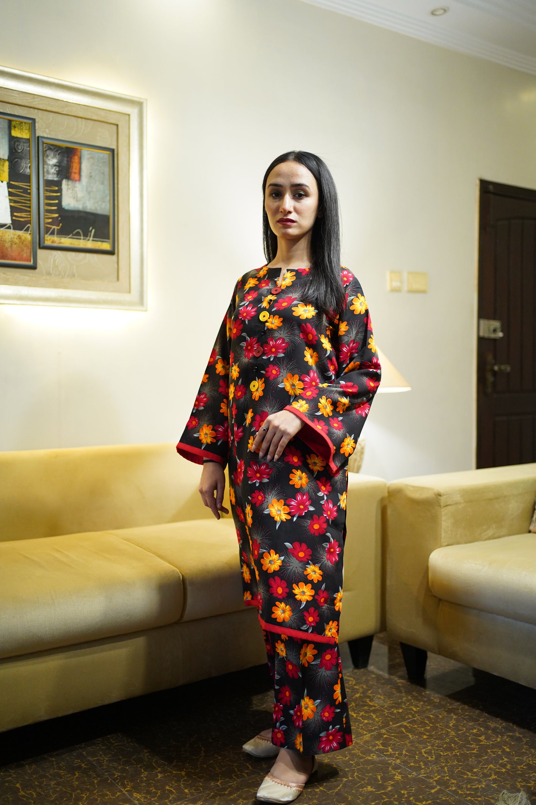 Floral Printed Co-Ord Set