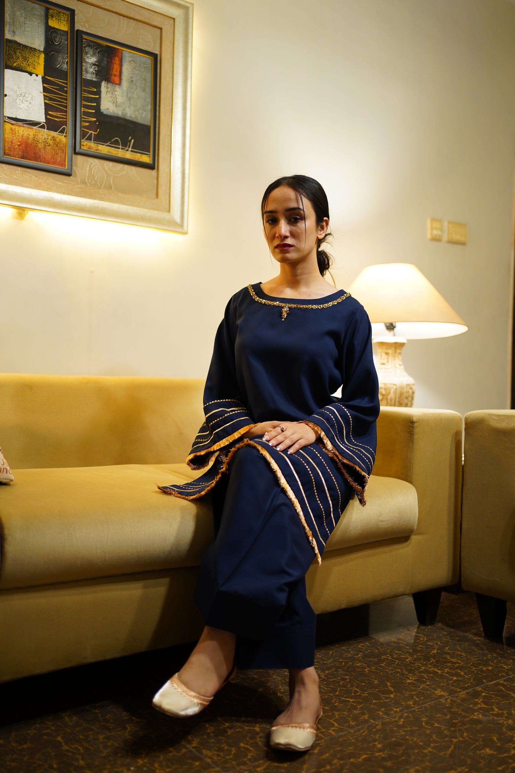 Blue Semi-Formal Co-Ord Set