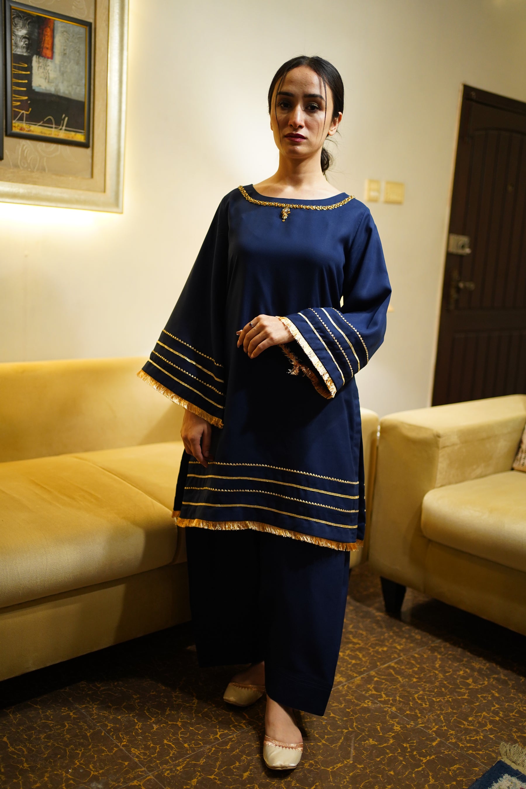 Blue Semi-Formal Co-Ord Set