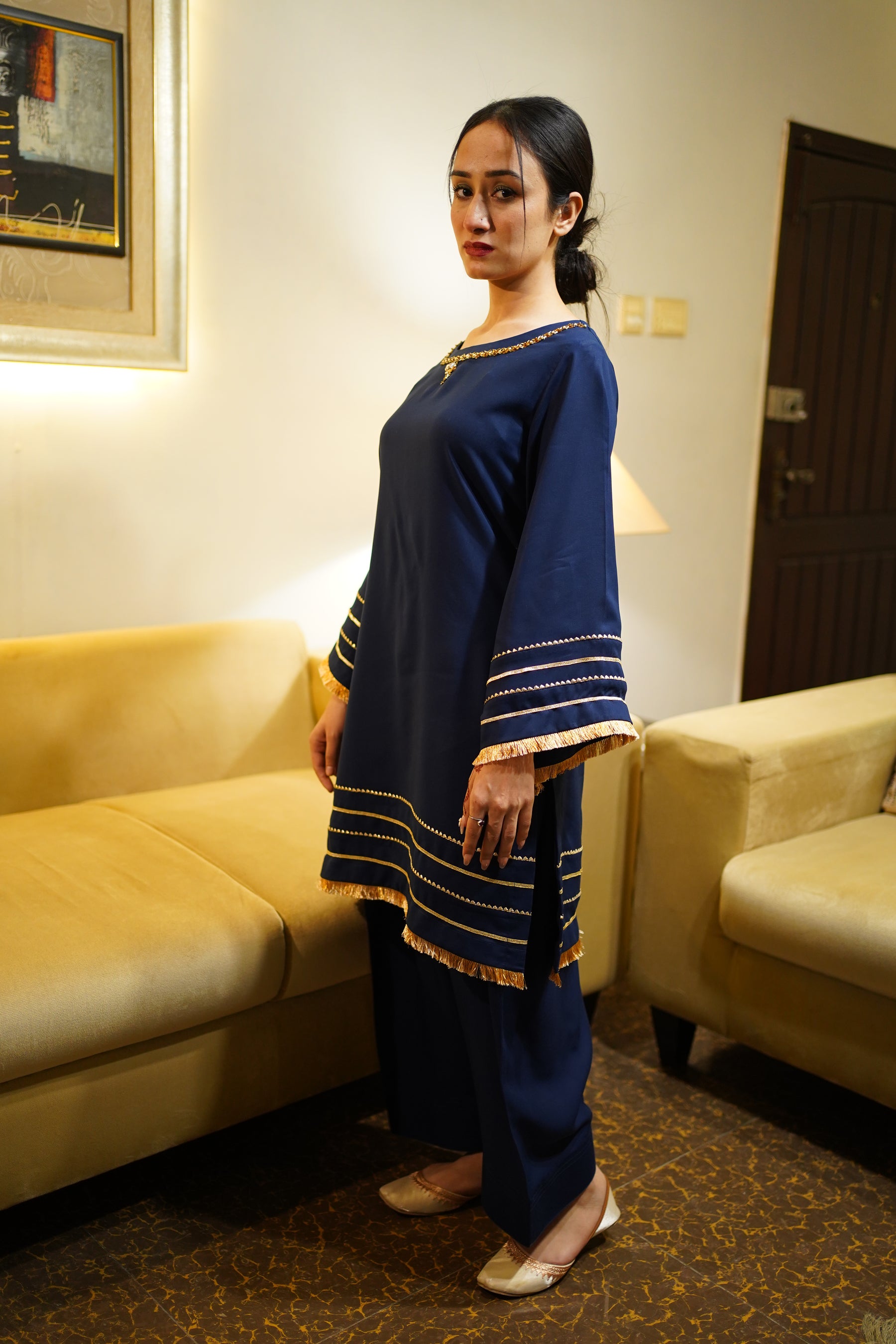 Blue Semi-Formal Co-Ord Set